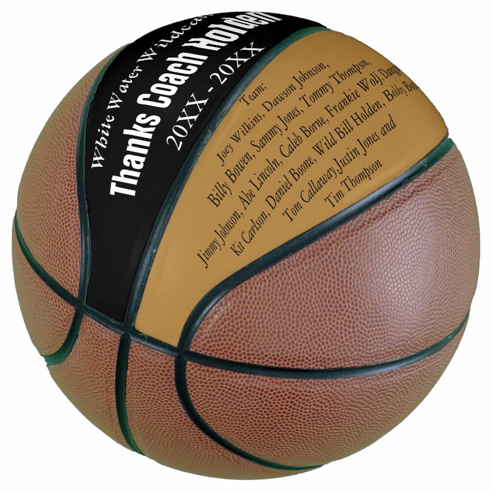 Disover Personalized Coaches Name Team Members Year Basketball