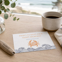 Personalized Coastal Guesthouse Thank You Card