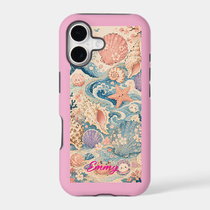 Personalized Coastal Seashell iPhone 17 Case