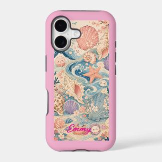 Personalized Coastal Seashell iPhone 17 Case