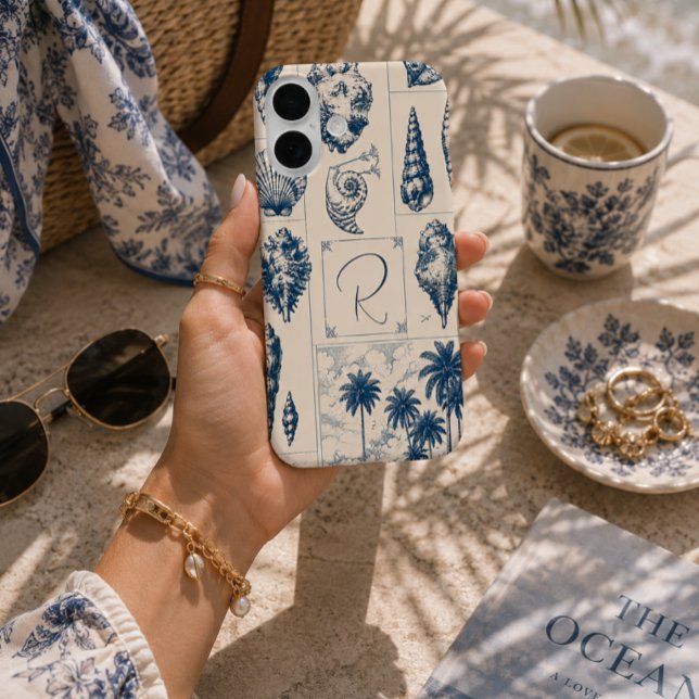 Personalized Coastal Seashell  Case-Mate iPhone Case (Creator Uploaded)