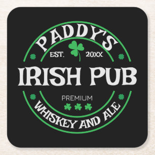 Personalized Coaster for Irish Pub