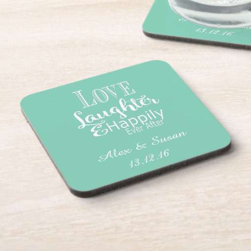 Personalized Coasters Wedding Favors Zazzle