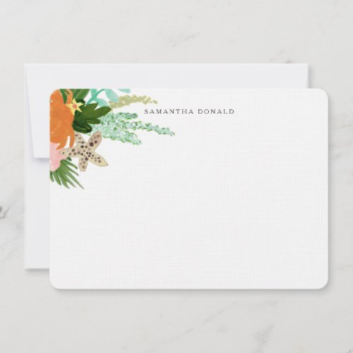 Personalized  Coastline Floral