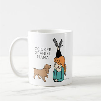 Personalized Cocker Spaniel Mama Coffee Mug