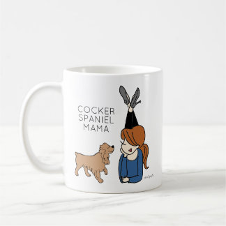 Personalized Cocker Spaniel Mama Coffee Mug