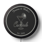 Personalized Cocktails LED Sign (Lights Off)