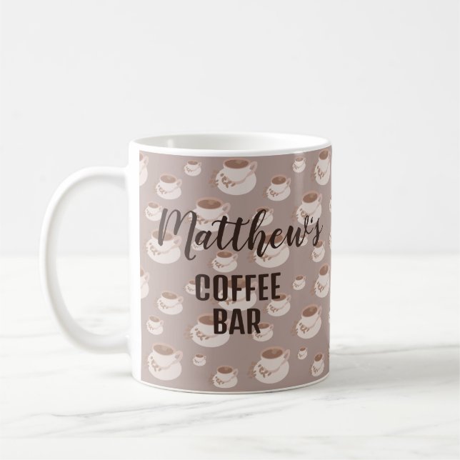 Personalized Coffee Bar Station Coffee Mug (Left)
