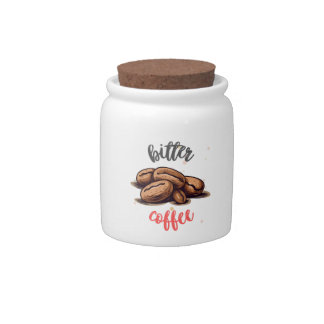 Personalized Coffee Container Candy Jar