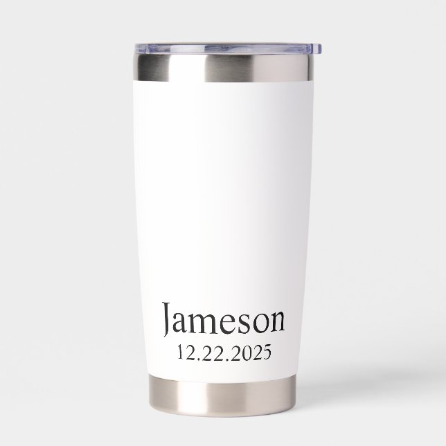 Personalized  Coffee cup Tumbler,Insulated Tumbler (Left)