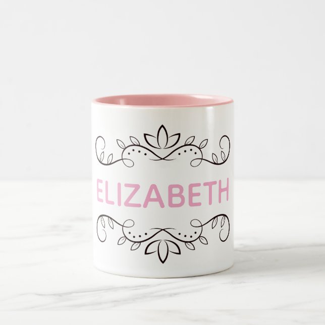 Personalized coffee mug any name (Center)