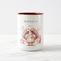 Personalized Coffee Mug, Cook Turkey