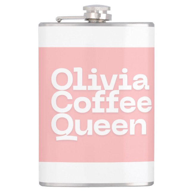Personalized Coffee Mug – Custom Name Gift for Flask (Front)