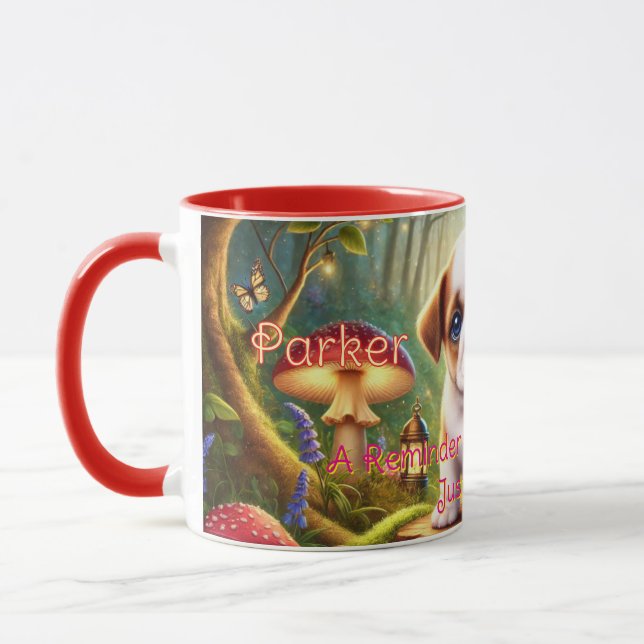 Personalized Coffee Mug – Custom Name or Message  (Left)
