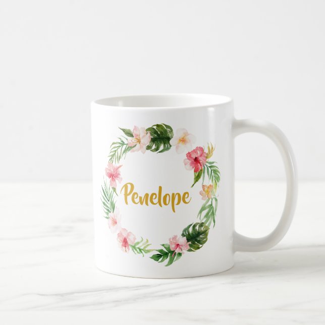 Personalized Coffee Mug, Name Gift, Name Coffee Mug (Right)
