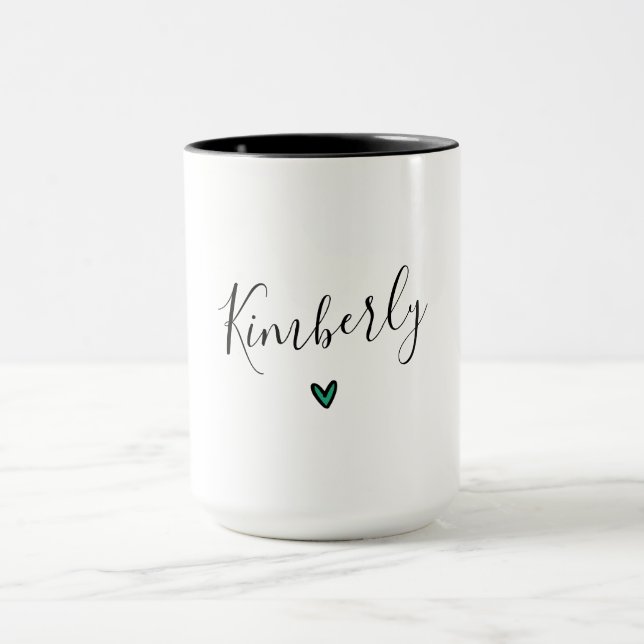 Personalized Coffee Mug with Name (Center)
