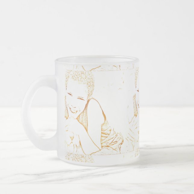 Personalized Coffee Mug with Photo of Child (Left)