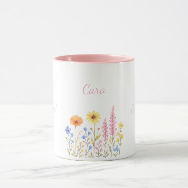 Personalized Coffee Mugs, Cara Name Mug (Center)