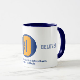 Personalized Coffee Mugs, David Name Meaning Mug