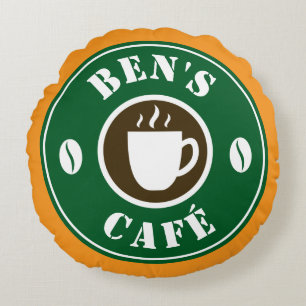 Personalized coffee shop decoration pillow