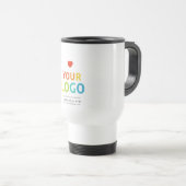 Personalized coffee tumbler | Your Business Logo Travel Mug (Front Right)