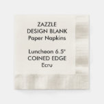 Personalized Coined Edge Luncheon Paper Napkins at Zazzle