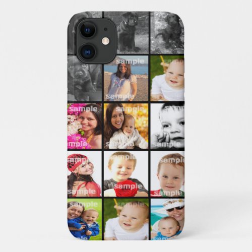 Personalized Collage Create Your Own iPhone 11 Case