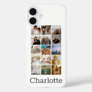 Personalized Collage Make Your Own Unique iPhone 16 Plus Case
