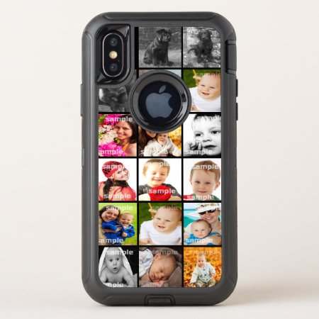Personalized Collage Make Your Own Unique Otterbox Defender Iphone X C