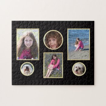 Personalized Collage Six Photo Puzzle by KathyHenis at Zazzle