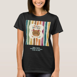 Personalized College Cat T-Shirt | You've Got This