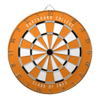 Personalized College Class of 20XX | Orange Dart Board