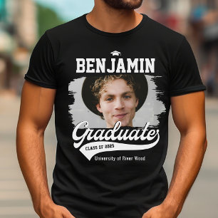 Personalized College Graduate Photo Graduation T-Shirt