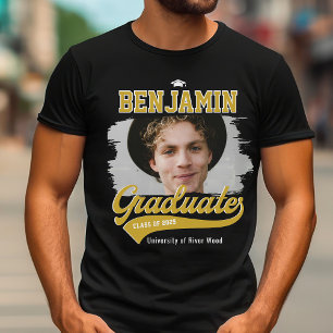Personalized College Graduate Photo Graduation T-Shirt