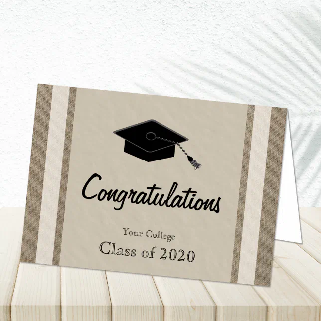 Personalized College Graduation Card | Zazzle