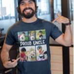Personalized Color 5 Photo Picture Collage Montage T-Shirt