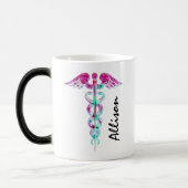 Personalized Color Changing Coffee Mug For Nurse (Left)