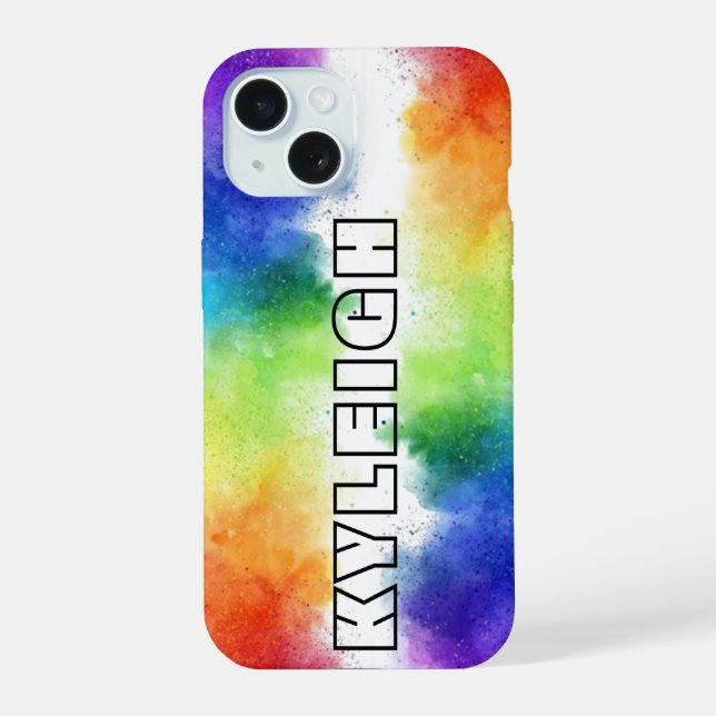 Personalized Color Explosion Case-Mate  Iphone Case (Back)
