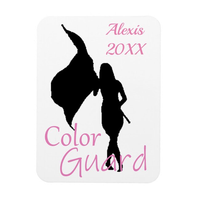 Personalized Color Guard Magnet (Vertical)
