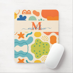 Personalized Color Splash Abstract Mouse Pad