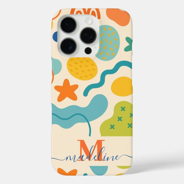 Personalized Color Splash Abstract Phone Case (Back)