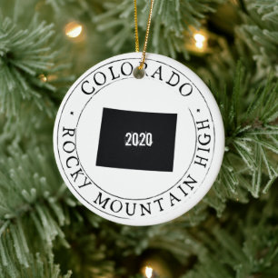 Personalized Colorado Ornament