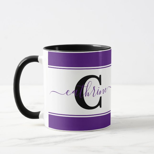 Personalized colorblock  mug (Left)