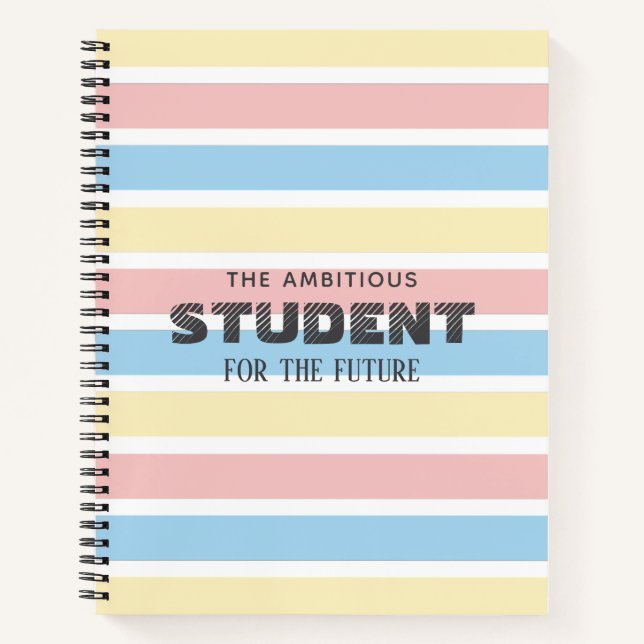 Personalized Colorblock Notebook (Front)