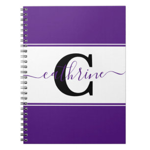 Personalized colorblock  notebook