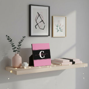 Personalized colorblock  plaque