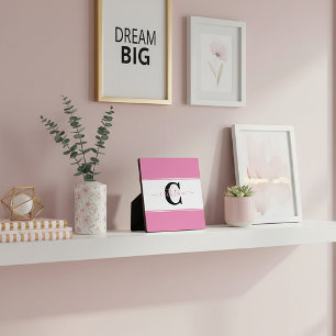 Personalized colorblock  plaque