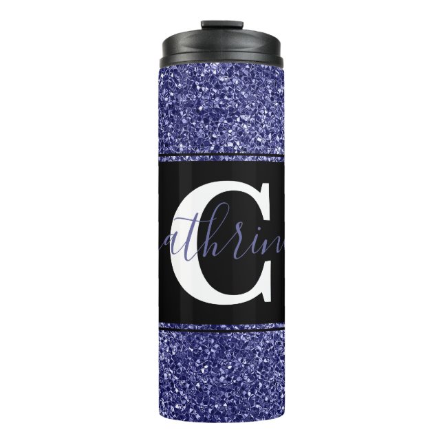 Personalized colorblock  thermal tumbler (Front)