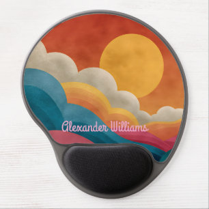 Personalized Colorful Abstract Gel Mouse Pad
