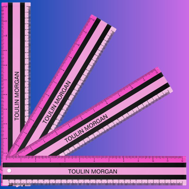 Personalized Colorful Abstract Pattern Ruler (Creator Uploaded)
